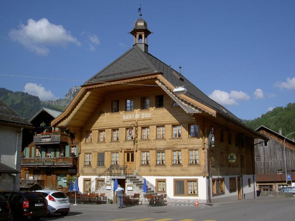 Hotel De Ville Rossinière Zewnętrze zdjęcie
